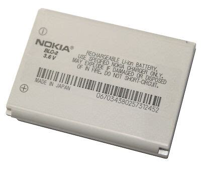 Oem Nokia Blc Li Ion Battery Pack V Mah For