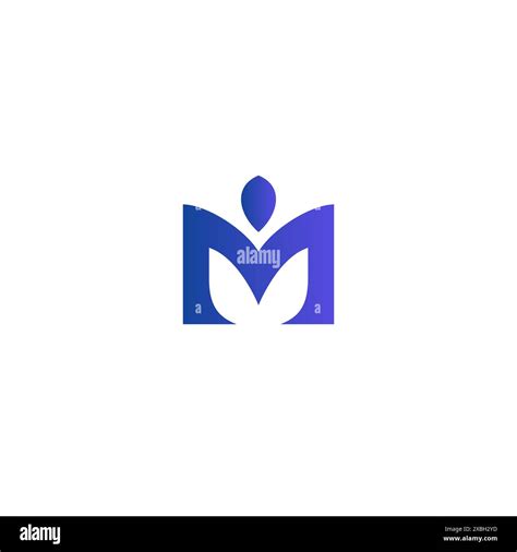 Initial Letter M Logo Vector Stock Vector Image Art Alamy