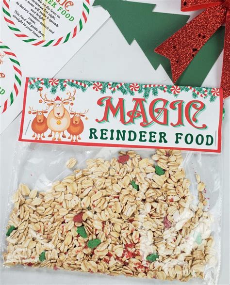 Free Reindeer Food Printable With Poem And Recipe Leap Of Faith