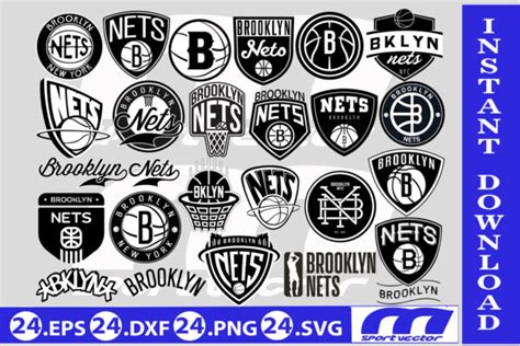 Brooklyn Nets Logo Svg - Gravectory