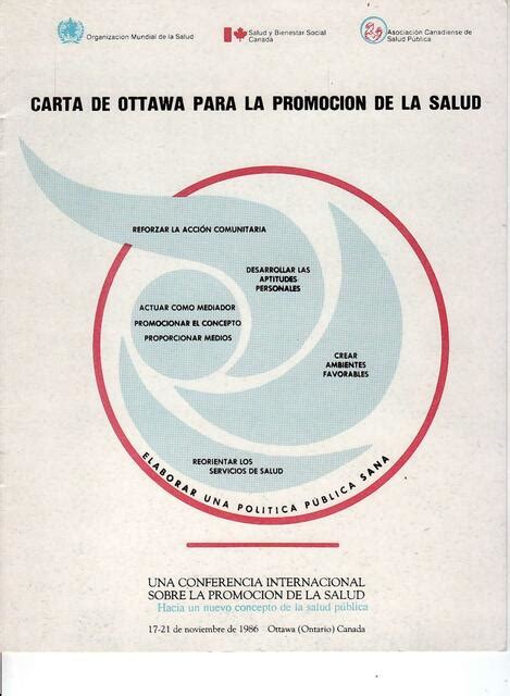 Carta De Ottawa Para La Promoci N De La Salud Gmvale Udocz