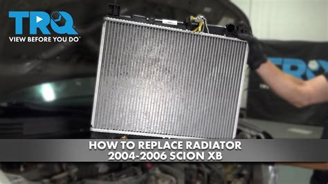 How To Replace Radiator 2004 2006 Scion XB 1A Auto