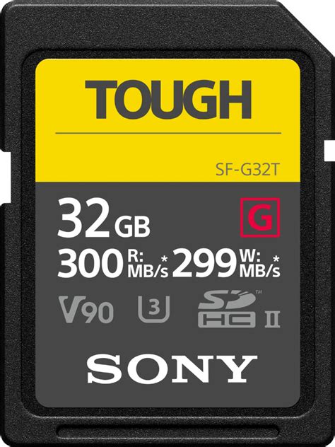 Customer Reviews Sony TOUGH G Series 32GB SDHC UHS II Memory Card