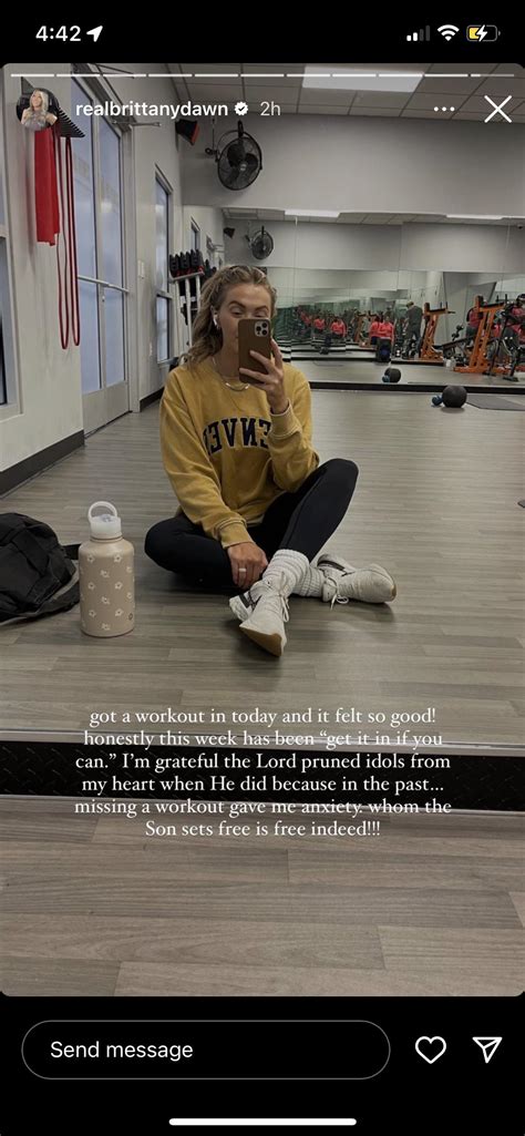 Hasnt She Been To The Gym Like 3 Times Already R Brittanydawnsnark