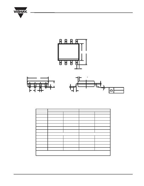 Si Dy T Ge Datasheet Pages Vishay N Channel V D S Mosfet