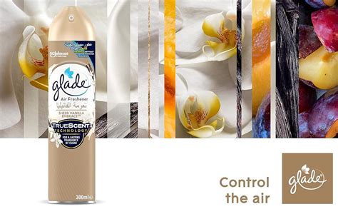 Glade Aerosol Sheer Vanilla Embrace Air Freshener Refresh Every Room In Your Home 300ml Buy