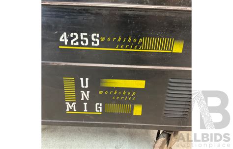 Unimig Welding Set 425s Kt50 Lot 1538444 Allbids