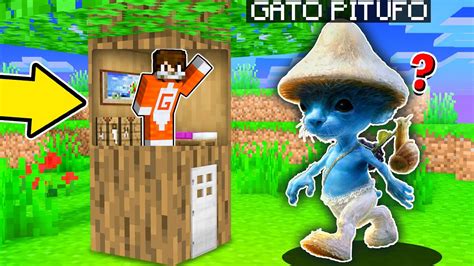 Moleste Y Me Escondi Del Gato Pitufo Srgato Vs Smurf Cat En El