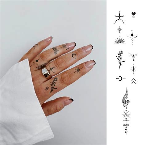 The Most Stylish Mini Tattoo On Finger Designs For Your Fingertips