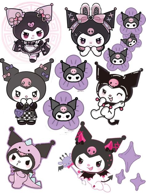 ☪️☮️kuromi Stickers☮️☪️ En 2024 Arte De Calavera De Alfeñique Día