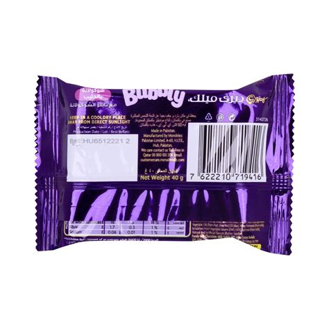 Cadbury Dairy Milk Bubbly Milk Chocolate 40g Online At Best Price