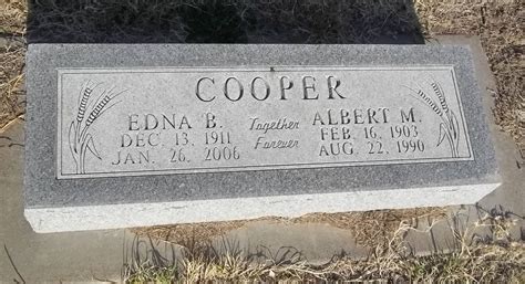 Albert Murton Cooper 1903 1990 Mémorial Find a Grave