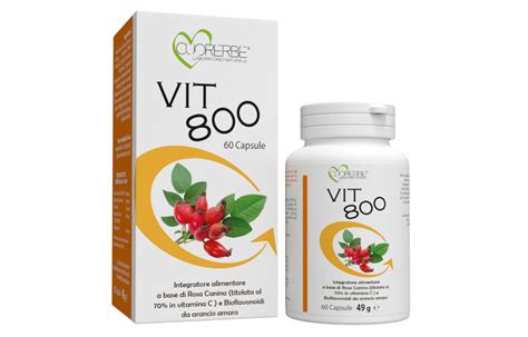 Vit800 Integratore Alimentare A Base Di Rosa Canina 60 Capsule