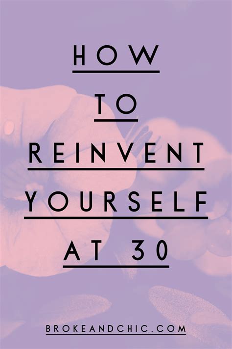 The “post Letdown” Guide On How To Reinvent Yourself At 30 Reinvent