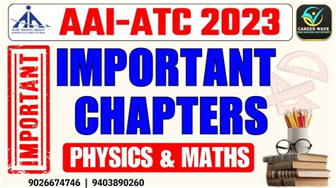 Aai Atc Important Chapters Aai Atc Exam Career Wave Exam