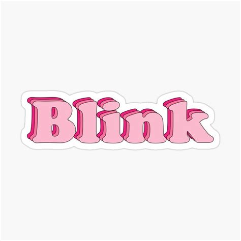 Blink Blackpink Sticker By Honeybaee In 2021 Pop Stickers Print Stickers Printable Stickers