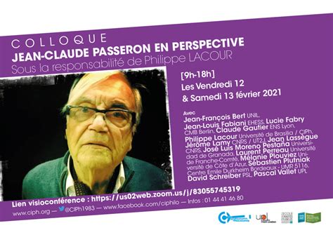 Pdf Colloque Jean Claude Passeron En Perspective