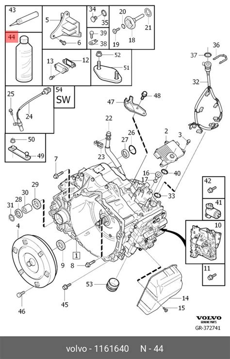 Масло трансмиссионное синтетическое для акпп transmission oil 4л Volvo ...