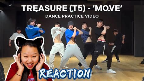 Reaction Treasure T Move Dance Practice Video Nat