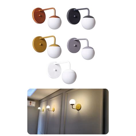 Arandela Interno Externo Retro Bola Alum Nio Decora Es Shopee Brasil