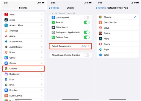 How To Change The Default Web Browser On Iphone And Ipad