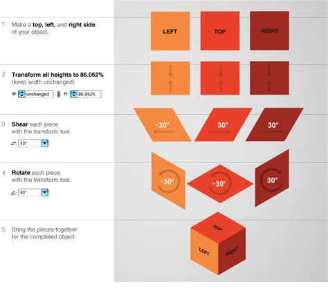 Isometric Infographic Illustrator Tutorial