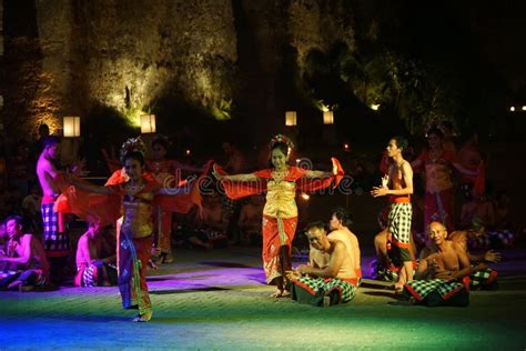 Bali Indonesia November 5th 2019 Traditional Balinese Kecak Dance