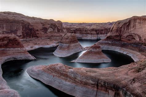 Sunrise at Reflection Canyon : r/WildernessBackpacking