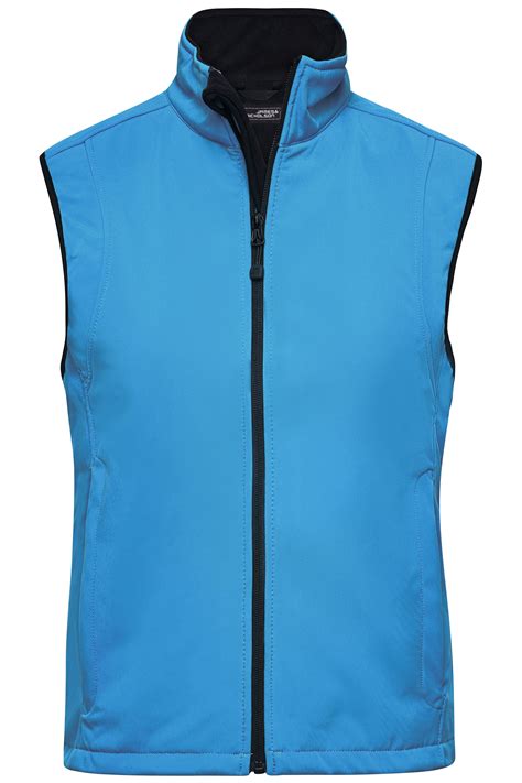 Damen Ladies Softshell Vest Aqua Daiber