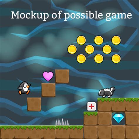 mini monster skunk game character walking animation