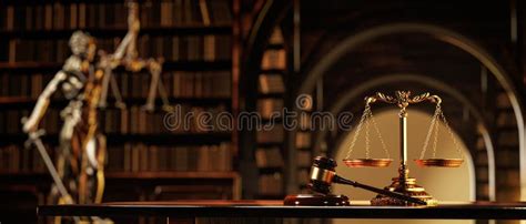 Law Legal System Justice Crime And Violence Concept Themis And Gavel Stock Illustration