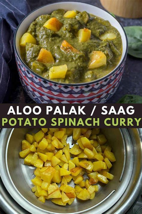 Aloo Palak Saag Quick Pot Stovetop Vanitas Kitchen