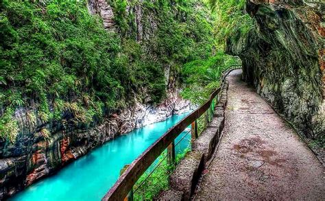 Rocky Walkway Forest Water Walkway Rocky Hd Wallpaper Peakpx