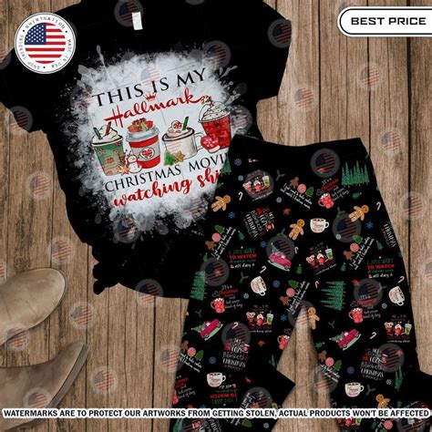 This Is My Hallmark Christmas Movie Watching Shirt Pajamas Set