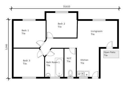 Top Low Budget Modern Bedroom House Design Floor Plan D Nbkomputer