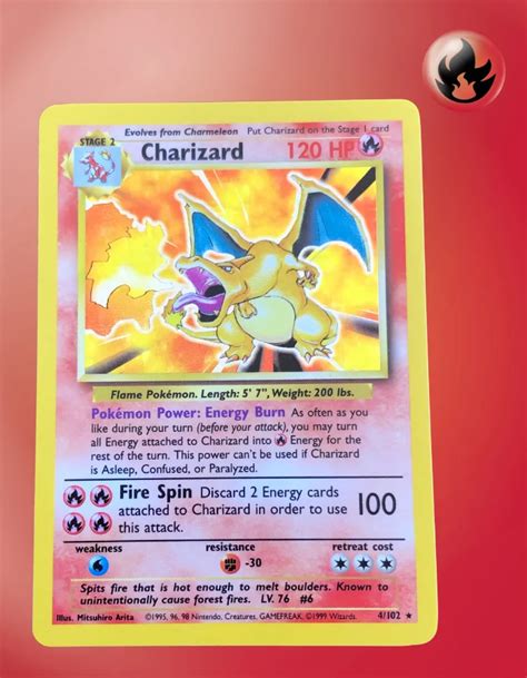 Charizard Base Set 4 102 TCG Coleccionistas