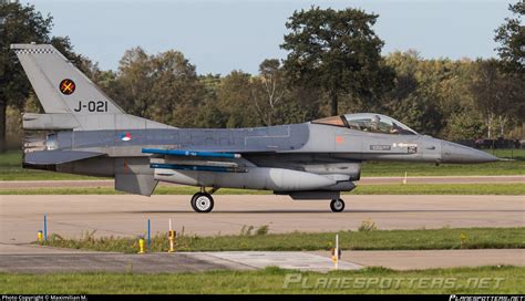 J 021 Royal Netherlands Air Force General Dynamics F 16a Fighting Falcon Photo By Maximilian M