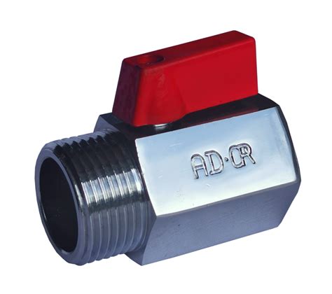 Dzr Brass Miniball Valve With Chrome Finish Sabelita Singapore