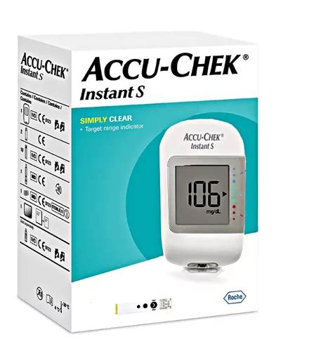 Glucometro Accu Chek Instant S 10 Tiras Y 10 Lancetas Cuotas Sin