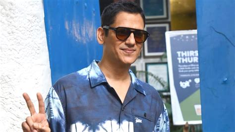 Vijay Varma Looks Dashing In A Blue Shirt And Artistic Pants