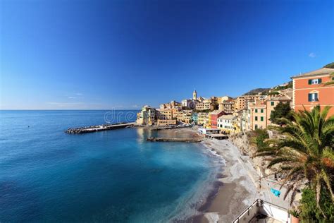 Bogliasco Dorf Italien Stockfoto Bild Von Ozean Haupt