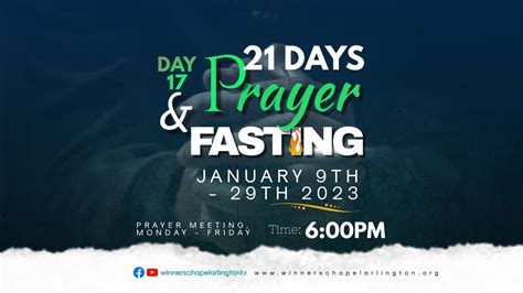 Winners Chapel Intl Arlington Tx 21 Days Prayer And Fasting Day 17