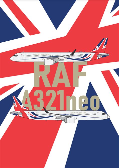 Raf Uk Government Airbus A321neo G Gbni A3 Raf A321neo Portrait