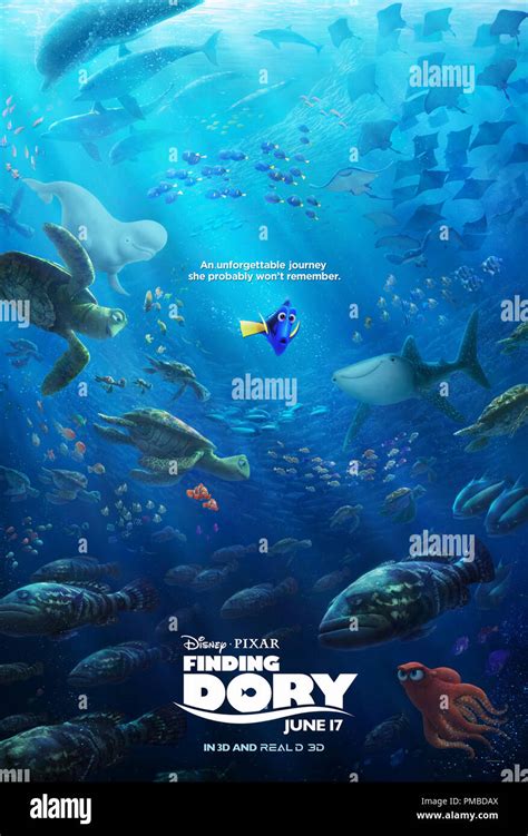 FINDING DORY. Poster (2016 Stock Photo - Alamy