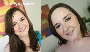 Before After Pornstars Facials Abigaile Johnson Porn Pic