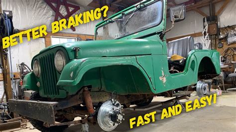 Jeep CJ5 4 Wheel Disk Brake Conversion YouTube