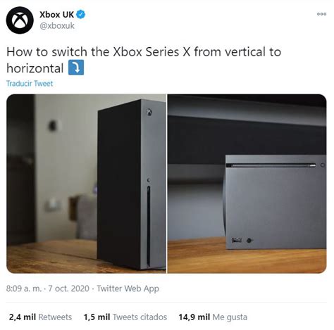 Xbox Se Burla De Lo Complicado Que Es Cambiar De Posici N Un