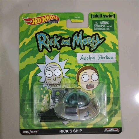 Jual Hotwheels Hot Wheels Premium Rick S Ship Adult Swim Ufo Capsule Shopee Indonesia