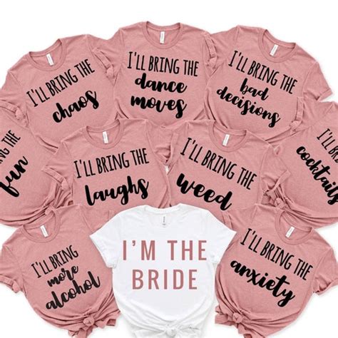 Bachelorette Party Shirts Bridesmaid Shirt Squad Shirt Etsy