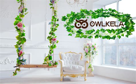 Amazon De Owlkela St Ck K Nstliche Bl Tter M St Ck Efeu